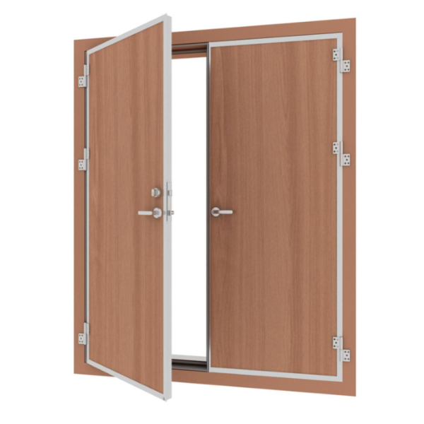 2750*2400 Class A60 Double-leaf Weather-tight Gastight Fireproof Door